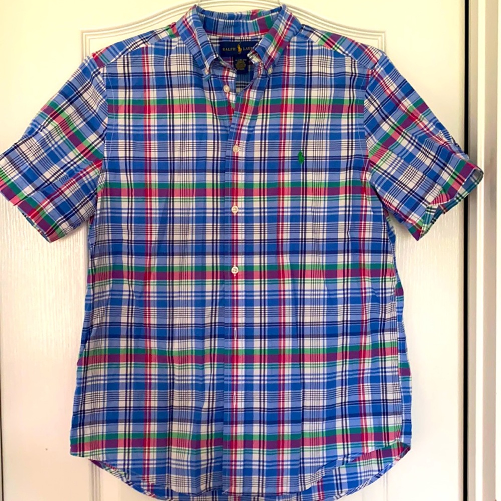 Boys Ralph Luaren Short sleeve button down